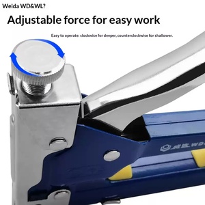 Pistola <span class=keywords><strong>per</strong></span> Chiodi Manuale Multifunzione 3-in-1 <span class=keywords><strong>per</strong></span> Chiodi Tipo U/T, Attrezzo Manuale a Forza Regolabile - Product Image 4