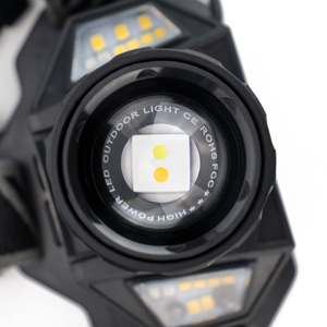 Linterna Frontal de Doble Fuente de Luz, Láser Blanco LED de Largo Alcance, Recargable, Impermeable, con Sensor de Movimiento, para Pesca - Product Image 2