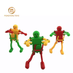 Groothandel goedkope kids grappige plastic dansen wind up robot speelgoed