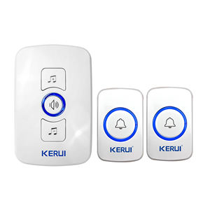 Campanello per Porta <span class=keywords><strong>di</strong></span> <span class=keywords><strong>Casa</strong></span> KERUI M525 con 32 Suonerie, Consegna Rapida, Vendita Calda, Prezzo Conveniente, Trasmettitore con Suoneria, Campanello Domestico con Pulsante Impermeabile - Product Image 1