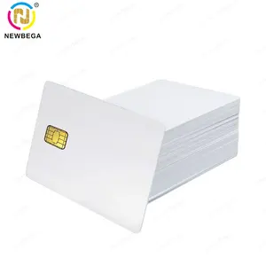 Custom Hf En Uhf F08 24c01 Aangepaste Witte Blanco Rfid Dual Smart Id-Chipkaart Voor Printer