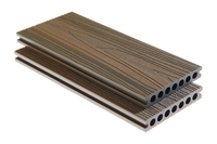 Plancher en WPC extérieur imperméable, design européen, antidérapant, anticorrosion, avec clip en T dissimulé