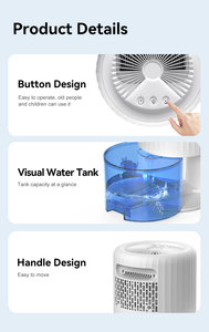 Mini deshumidificador Peltier portátil con pantalla <span class=keywords><strong>LED</strong></span> y función de apagado automático para uso doméstico - Product Image 6