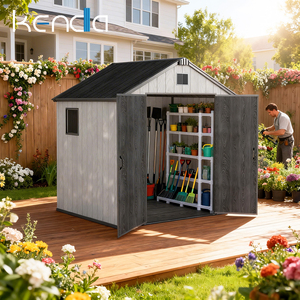 <span class=keywords><strong>Caseta</strong></span> de Jardín de Resina PP APEX de 8x6 Pies, Impermeable y Resistente a la Nieve (150 kg/m²), Sin Mantenimiento, para Herramientas en el Patio Trasero - Product Image 1