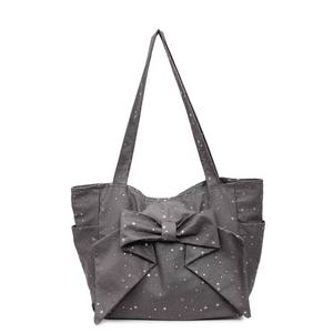 Large Capacity <b>Sparkling</b> Shoulder Bag with Oversized Bow <b>Top</b> Handle for <b>Women</b> - Product Image 4