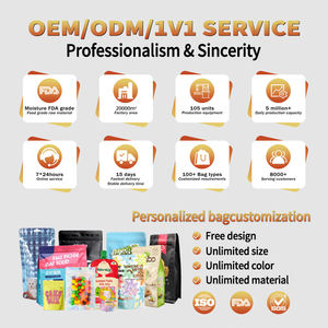 Bolsa de pie con cierre de cremallera personalizada de 2oz, impresión Digital vacía para café líquido, <span class=keywords><strong>caramelo</strong></span>, té, comida para mascotas, embalaje de regalo, bolsa de Mylar - Product Image 6