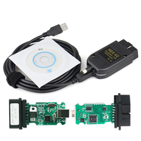 Cable Lector de Códigos de Alta Calidad PLCC HEX V2 EN26 Dual K & Can USB Interface Whiteboard V22.10 V23.3 VCDS 5053 AT162+FT232