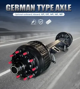 BaiYu Truck Semi Trailer German Type Bpw Trailer Axle For Semi Trailer Parts