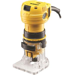 Routeur à bois à broche unique, moteur 590W, 16000-34000 tr/min, haute rigidité, porte-outil 6 mm, diamètre de coupe max. 29 mm - Product Image 1