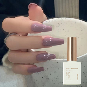 Haute qualité 15ml UV Gel huile ensemble bricolage Art Premium sans résine LED bouteille boîte séchage rapide Nail Salon tremper couche de finition acrylique - Product Image 3