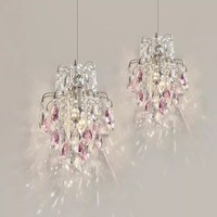 Lustre moderne à 3 lumières, rectangulaire, luxueux, créatif, en cristal, adapté au salon, à la table à manger, lustre LED