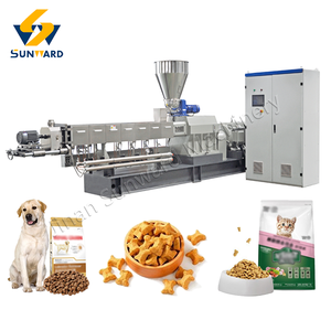Máquina de línea de producción de alimentos para cachorros de acero inoxidable, equipo de extrusión de alimentación para perros, precio de planta - Product Image 1