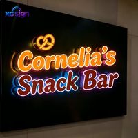Lettres 3D LED rétroéclairées personnalisées avec télécommande, panneau à brancher pour les salons de coiffure, les hôtels, les centres commerciaux, les bureaux, les maisons, les mariages, les bâtiments