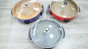 High Quality Frying <strong>Pan</strong> 40 Cm Hot Sell Aluminium Non Stick Electric <strong>Grill</strong> <strong>Pan</strong> Electric Pizza <strong>Pan</strong> - Product Image 6