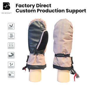 <span class=keywords><strong>Gants</strong></span> de ski couleur beige clair, sangle réglable, imperméables, isolants, résistants à l'abrasion, résistants à l'eau, <span class=keywords><strong>gants</strong></span> de ski d'extérieur - Product Image 1