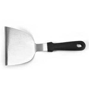 Espátula grande de Metal <span class=keywords><strong>para</strong></span> parrilla de barbacoa, plancha de hamburguesas, tortitas, tortitas, acero inoxidable, en Stock - Product Image 3