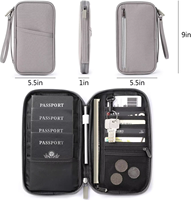 Portable RFID bloquant Anti-vol famille voyage organisateur étui étanche carte passeport portefeuille pochette pour hommes femmes Style de mode