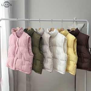 Nuevo Chaleco Holgado de Estilo Europeo Americano para Otoño e Invierno, Chaleco Grueso y Cálido sin Mangas para <span class=keywords><strong>Mujer</strong></span>, Prenda Exterior Moderna con Logotipo Personalizado - Product Image 1