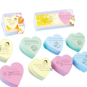 Notas Adhesivas Magnéticas Personalizadas en Forma de Corazón, con Diseño de Dibujos Animados, para Mensajes de Alabanza, para Llevar, I+D HR-522 - Product Image 1