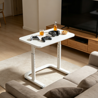 Table de chevet, bureau d'ordinateur mobile réglable en hauteur, bureau simple pour étudiant pour la maison/chambre, bureau de travail.