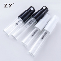 Bouteille de parfum de parfum ronde transparente de haute qualité de 30ML avec boîte mignonne Mini bouteille d'emballage de parfum de créateur