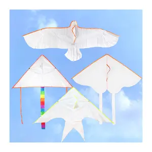 Wholesale Colored Blank Graffiti Handdrawn Kites Easy To Fly