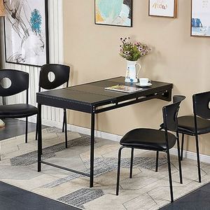 <span class=keywords><strong>Tavolo</strong></span> da Pranzo Moderno e Creativo con Ripiani Estraibili, <span class=keywords><strong>Tavolo</strong></span> Pieghevole Multifunzionale da Parete - Product Image 2