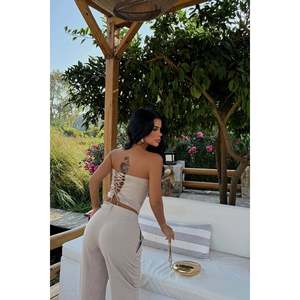 Lightweight for Cream <b>Pants</b> <b>Suit</b> Printed Solid Fabric XXL/XL Fitness/Shirt Size - Product Image 2