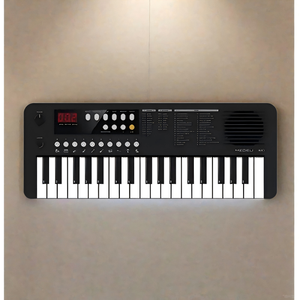 Clavier numérique portable à 37 touches MK1, <span class=keywords><strong>piano</strong></span> intelligent, noir, écran LED et orgue électronique à lecture automatique - Product Image 3