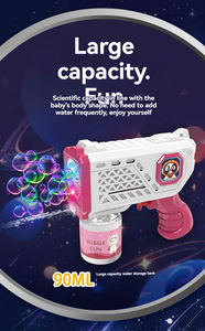 2合1多色儿童塑料气泡和水枪远程户外夏季玩具 - Product Image 3