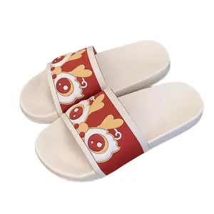 Xixitiao Chinese Leeuw Dans Nieuwste Vrouwen 2024 Slippers Man Schoen Plastic Dames Slippers Zomer Jongens Mannen Slippers