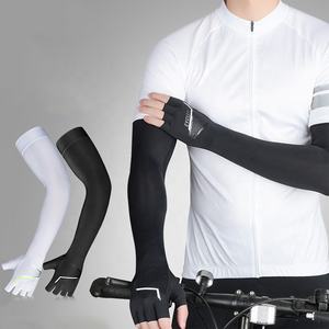 OEM — 50 + masque de refroidissement en soie glacée, matériel de cyclisme résistant à odeur, coupe au soleil, disponible en blanc et en noir, peut être accroché aux doigts, ou au coude, manches de dentelle - Product Image 1