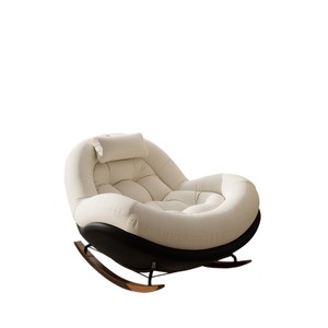 Rocking Chair <b>Sofa</b> Recliner Adult Lazy Chair Living Room Balcony Leisure Seat With Cushion <b>Support</b> - Product Image 5