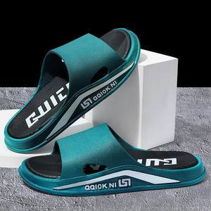 Pantoufles de sport antidérapantes pour hommes, été, intérieur-extérieur, déodorant de bain respirant pour la maison, les couples, le sport avec design antidérapant - Product Image 3