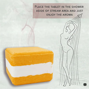 Ensemble <span class=keywords><strong>de</strong></span> bombes <span class=keywords><strong>de</strong></span> bain à la vapeur <span class=keywords><strong>de</strong></span> douche avec huiles essentielles naturelles biologiques personnalisées à la senteur florale <span class=keywords><strong>de</strong></span> marque privée - Product Image 3