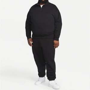 OEM Personnaliser Logo Marque Privée Survêtement Hommes Tenues Deux Pièces Grande Taille Vêtements Ensembles - Product Image 2