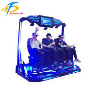 Simulador de Montaña Rusa VR, Cine 9D, Silla Tipo Huevo de 3 Plazas, Interior/Exterior, Educativo, de Plástico y Madera, en Venta