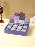 Boîte en fer blanc mini à ouverture rabattable, jetable, écologique, épaissie et scellée, pour emballage de bonbons, vide, portable, pour petits objets (lunettes, boucles d'oreilles)