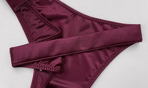 <span class=keywords><strong>Perizoma</strong></span> sexy a vita bassa con strass LOVE - T-back sportivo a taglio alto con fascia larga da donna - Product Image 4