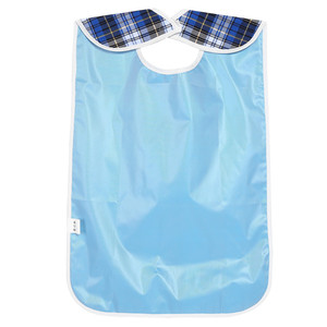 Special Price Wholesale <strong>Adult</strong> PVC <strong>Bib</strong> Hospital Washable Personalized Reusable Absorbent <strong>Bib</strong> - Product Image 4