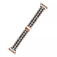 Luxus Diamant harz Armband für Apple Uhren armband Serie 7 6 SE 5 Stahl Metall Damen Damen Armband für Iwatch 41 45mm 40 44 42 38mm