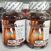 Gummies Maca Plus pour l'amélioration des fesses et des hanches, booster d'agrandissement des fesses, extrait de racine de Maca noire pour femmes