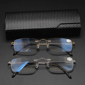 <span class=keywords><strong>Lunettes</strong></span> anti-lumière bleue bon marché <span class=keywords><strong>Lunettes</strong></span> <span class=keywords><strong>de</strong></span> presbytie sans monture en titane à mémoire bêta ultra-légères <span class=keywords><strong>Lunettes</strong></span> <span class=keywords><strong>de</strong></span> lecture pour femmes et hommes - Product Image 1