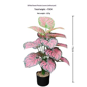Árbol del Viajero de 18 Cabezas, Planta Artificial Nórdica de 12 Cabezas con Hojas de Plátano, Monstera y Areca, Decoración Verde para Bodas y Jardines - Product Image 4
