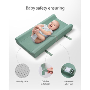 Cambiador de pañales de 31.25 pulgadas x 16 pulgadas, impermeable, para mesitas de cambio y cómodas, para uso de recién nacidos. - Product Image 4