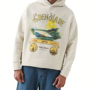Sweat à capuche <span class=keywords><strong>Eden</strong></span> Glade à imprimé graphique pour homme, en molleton de coton, streetwear tendance, unisexe, décontracté, chaud, pour l'hiver - Product Image 6