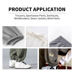 Fabrika Toptan OEM Elastik Bant LOGO Tasarım Jakarlı Elastik Bant Özel Geniş Elastik Bant İç Giyim Pantolonlar için - Product Image 6