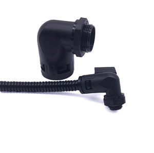 Conector de tubo interior de 90 grados ajustable <span class=keywords><strong>flexible</strong></span> AISLAMIENTO impermeable Nylon codo <span class=keywords><strong>conducto</strong></span> conector rápido - Product Image 4