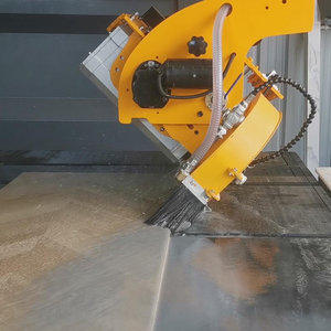 เครื่องตัดหินแกรนิตแบบ<span class=keywords><strong>ส</strong></span>ะพาน 5 แกน CNC เครื่องตัดกระเบื้องอเนกประ<span class=keywords><strong>ส</strong></span>งค์ ขัดเงาและตัดขอบ พร้อมมอเตอร์หลัก ปั๊ม และส่วนประกอบ PLC - Product Image 5