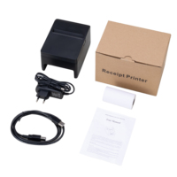 Pabrik HONGWEN Printer Thermal Mini Desktop Murah 80mm untuk Struk POS, Pemotong Otomatis, Antarmuka USB+, Kecepatan 70mm/s, 576dpi, Garansi 1 Tahun